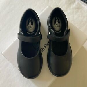 NIB Hush Puppies Girls Lexi/Black Mary Jane Shoes Size 11.5
